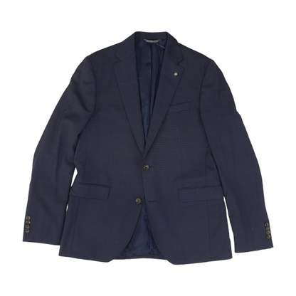 Navy Plaid Sport Coat