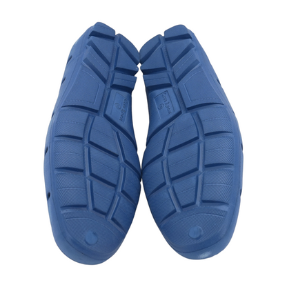 Blue Slip-On Dress Shoes