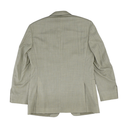Beige Solid Sport Coat