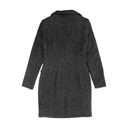 Black Abstract Coat
