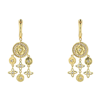 Costume Cubic Zirconia Dangle Earrings