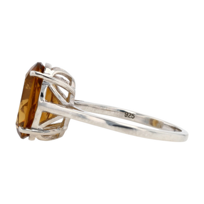 Sterling Silver Quartz Fashion Ring