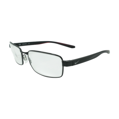 Black Nike 8195 Rectangle Prescription Eyewear