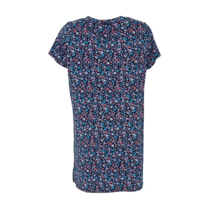 Navy Floral Nightgown