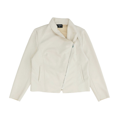Beige Solid Jacket