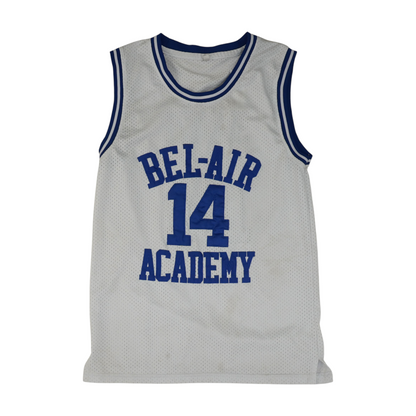 Men's White Bel-Air Academy #14 Smith Sleeveless Jersey