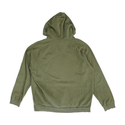 Olive Solid Hoodie Pullover