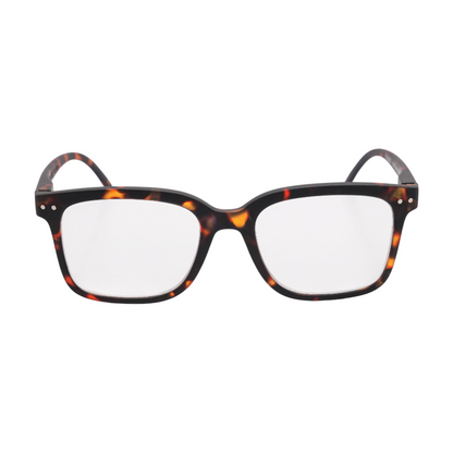Tortoise Square Reading Glasses