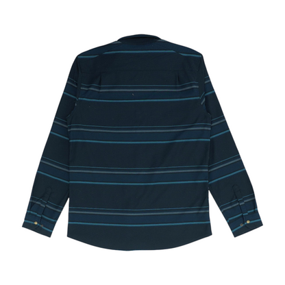Black Striped Long Sleeve Button Down