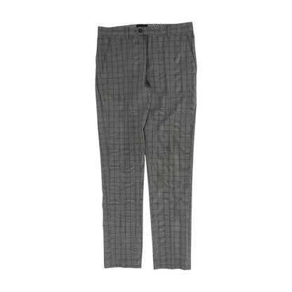 Gray Plaid Dress Pants
