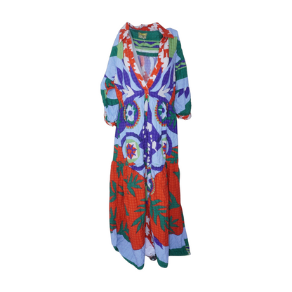 Multi Graphic Maxi Dress