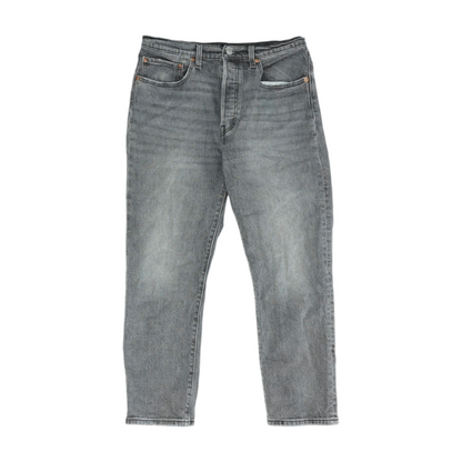 501 Black Straight Jeans