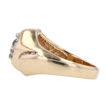 9/10 ctw 14K Yellow Gold Diamond Fashion Ring