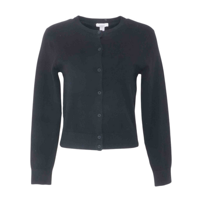 Black Cardigan Sweater