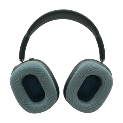 Space Gray AirPods Max (Lightning) Noise Cancelling Headphones With Blue Earpads