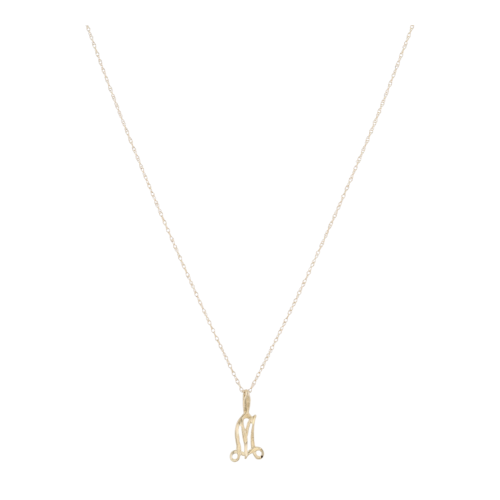 14K Yellow Gold Pendant Necklace