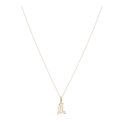 14K Yellow Gold Pendant Necklace