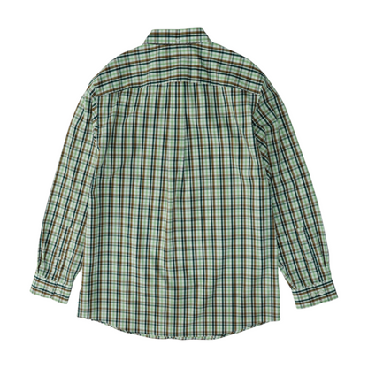Multi Tall Check Long Sleeve Button Down