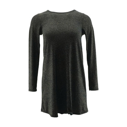 Black Misc Midi Dress
