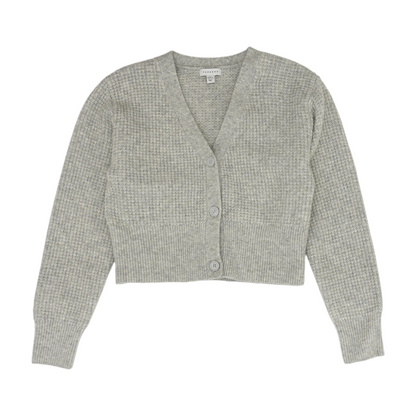Gray Cardigan Sweater