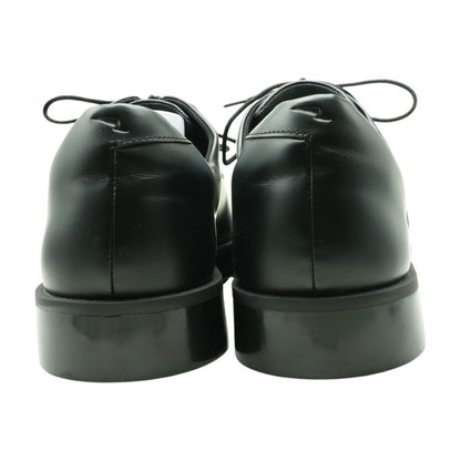 Black Leather Derby/oxford Dress Shoes