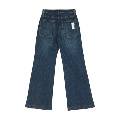 Blue Wide Leg Jeans