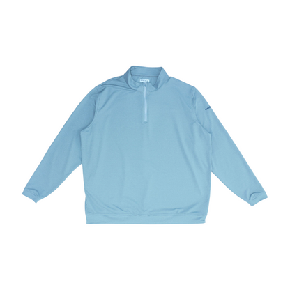 Gray Solid 1/4 Zip Pullover