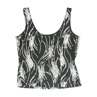 Black Print Blouse