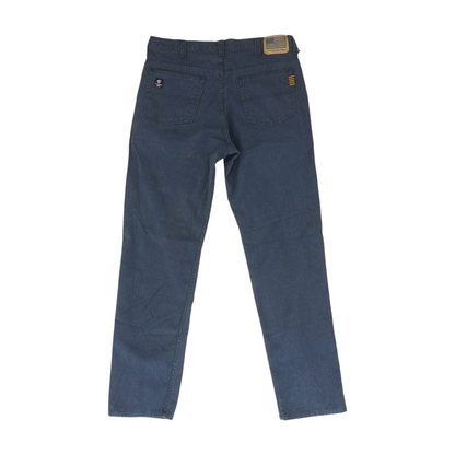 Navy Straight Jeans