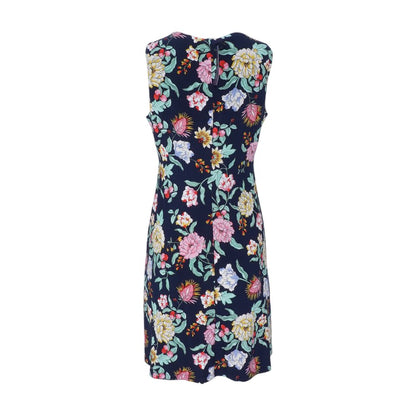 Navy Floral Mini Dress