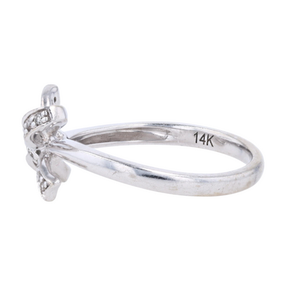 14K White Gold Diamond Fashion Ring