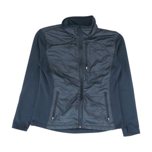 Black Solid Active Jacket