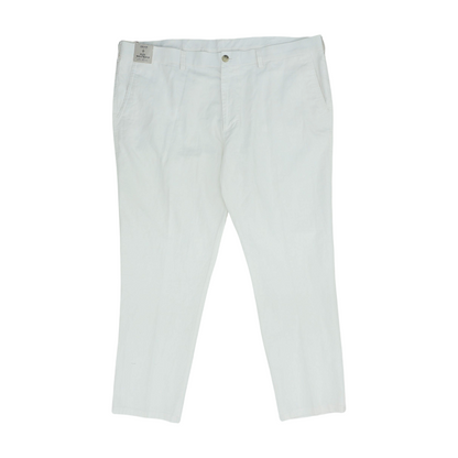 White Slim Pants