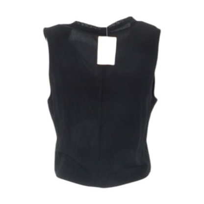 Black Cropped Blouse