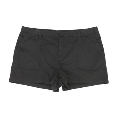 Charcoal Solid Chino Shorts