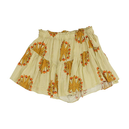 Yellow Graphic Shorts