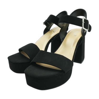 Black Block Heels