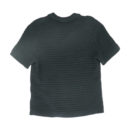 Navy Solid Short Sleeve Polo