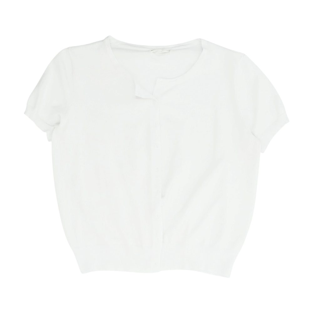 White Cardigan Sweater