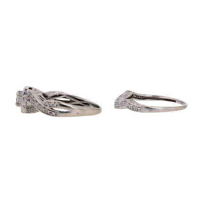 1/3 ctw 14K White Gold Diamond Engagement Ring