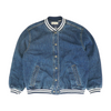 Blue Solid Denim Jacket