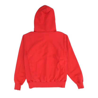 Red Solid Hoodie Pullover