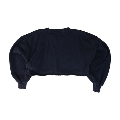 Navy Solid Sweatshirt Pullover