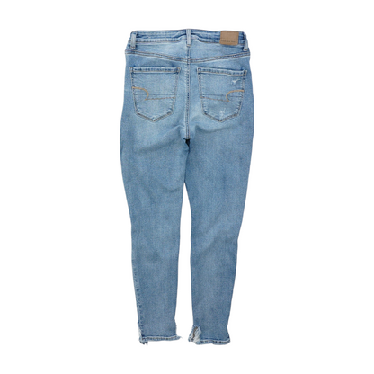 Blue Short Skinny Jeans