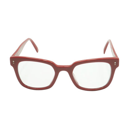Red Drew W Round Unknown Prescription Eyeglasses