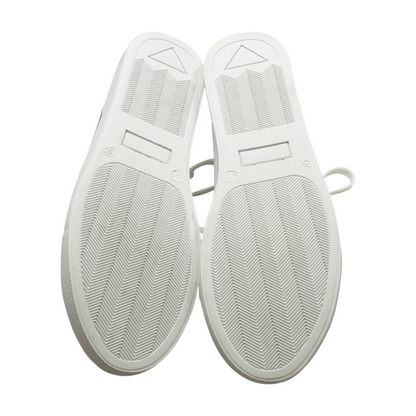 White Low-Top Athletic Shoes