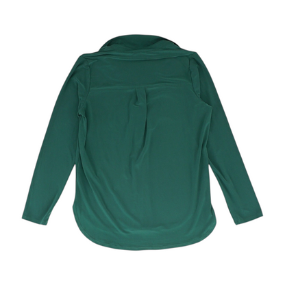 Green Button Down