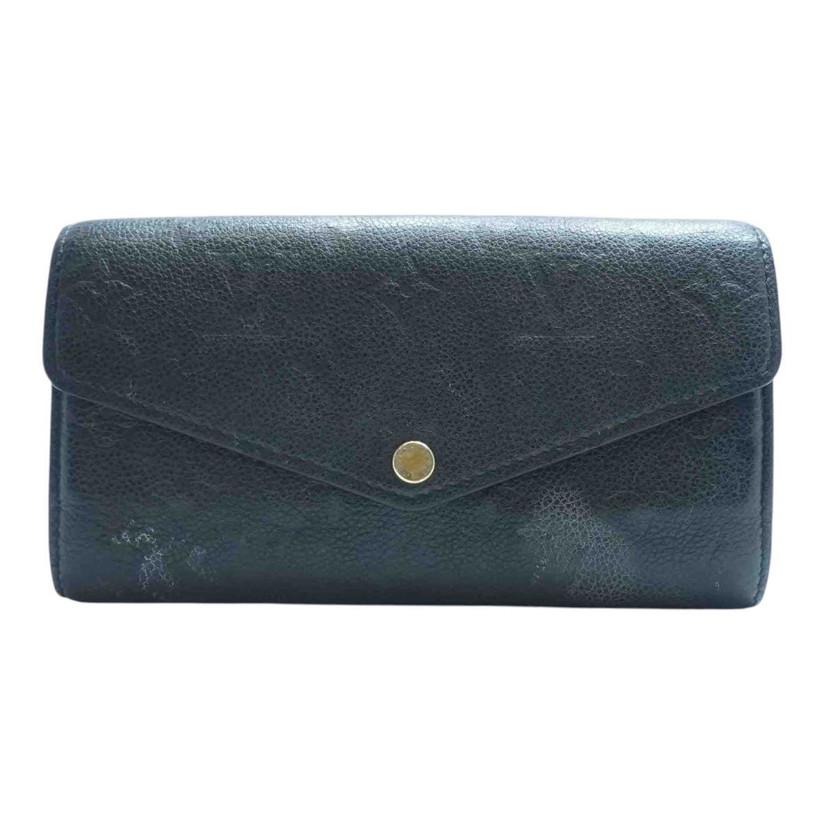 RFID Sarah Wallet in Black Monogram Empreinte Leather