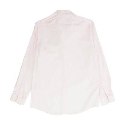 Pink Solid Long Sleeve Button Down