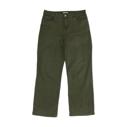 Green Straight Jeans